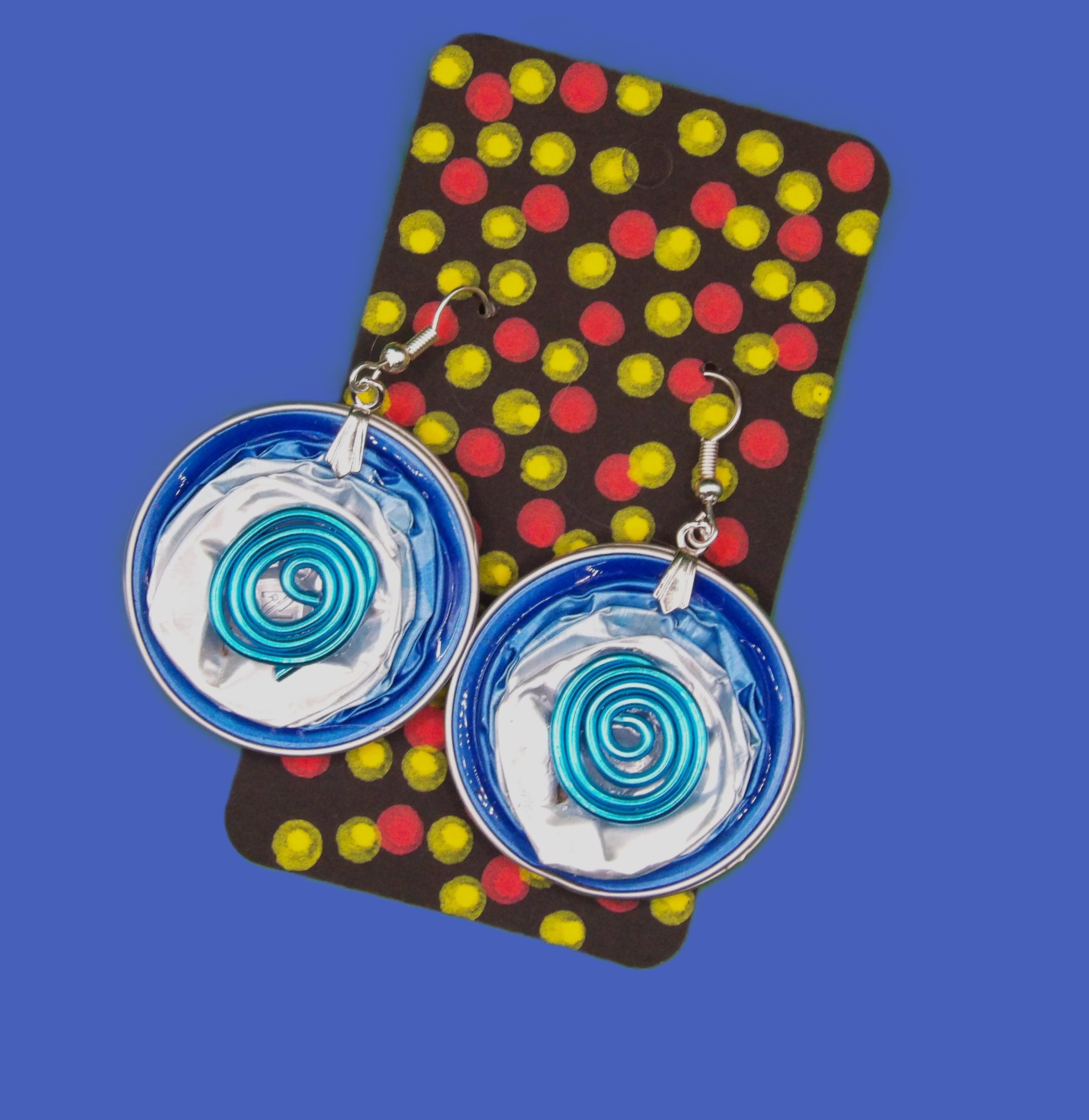 COFFEE POD EARRINGS – SMALL, GLACIERS