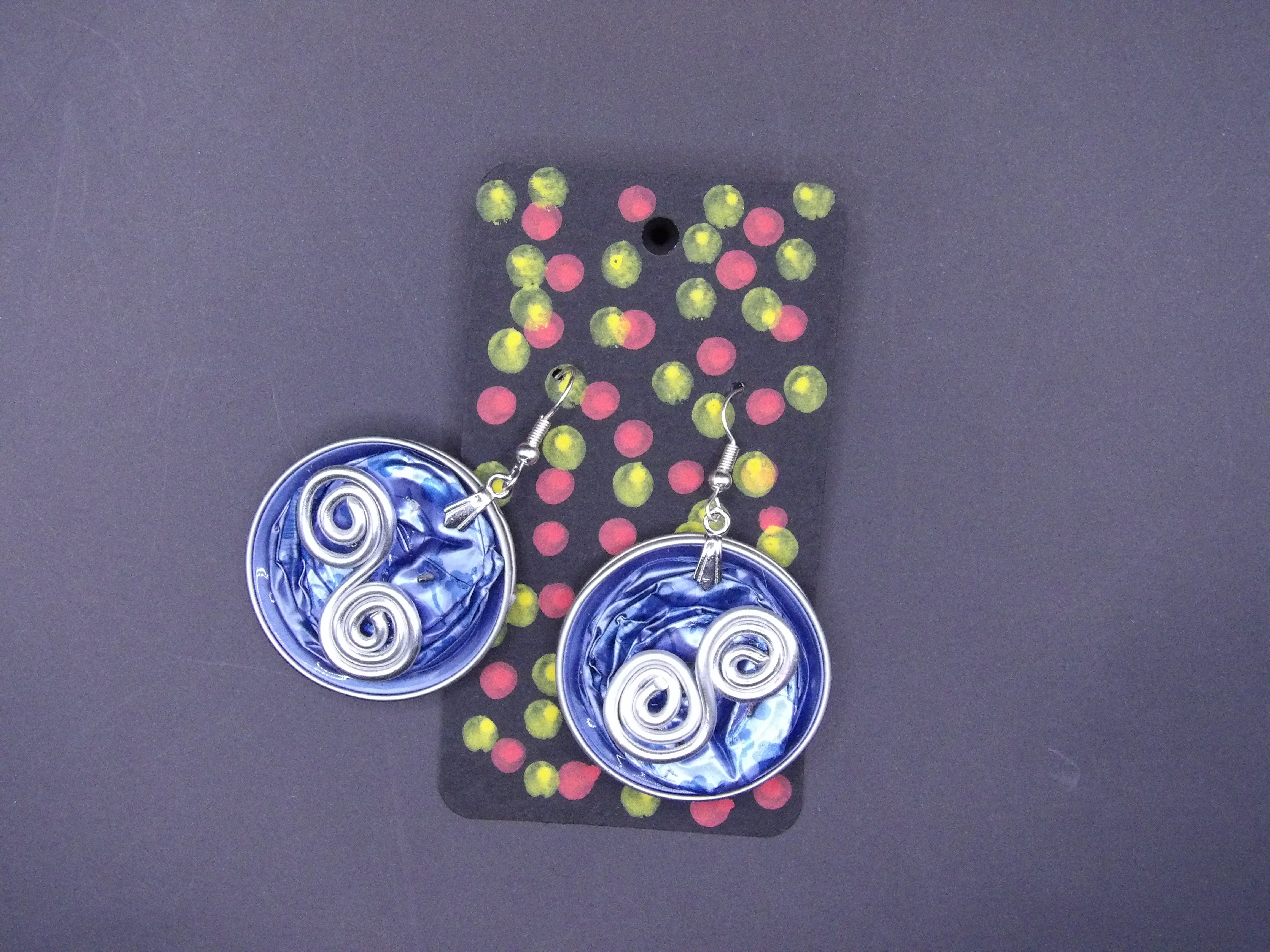 COFFEE POD EARRINGS – SMALL, GLACIERS